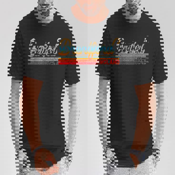 レトロ ヴィンテージ ブレントフォード ヴィンテージ 80年代スタイル ブレントフォード イングランド Tシャツ 面白い贈り物