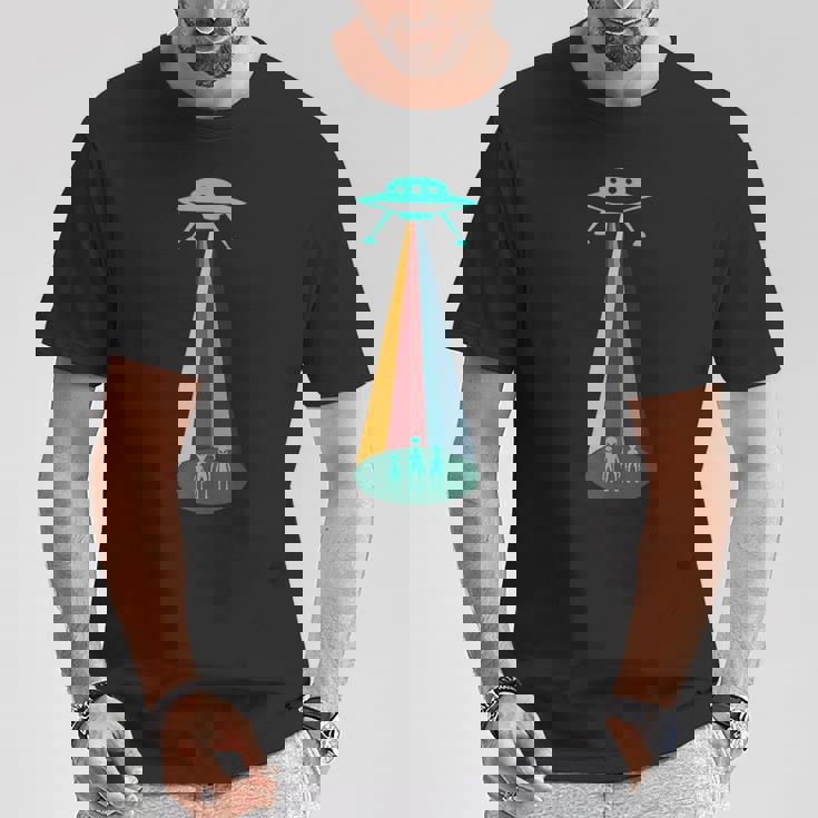 レトロ 宇宙人 宇宙船 Ufo Tシャツ 面白い贈り物
