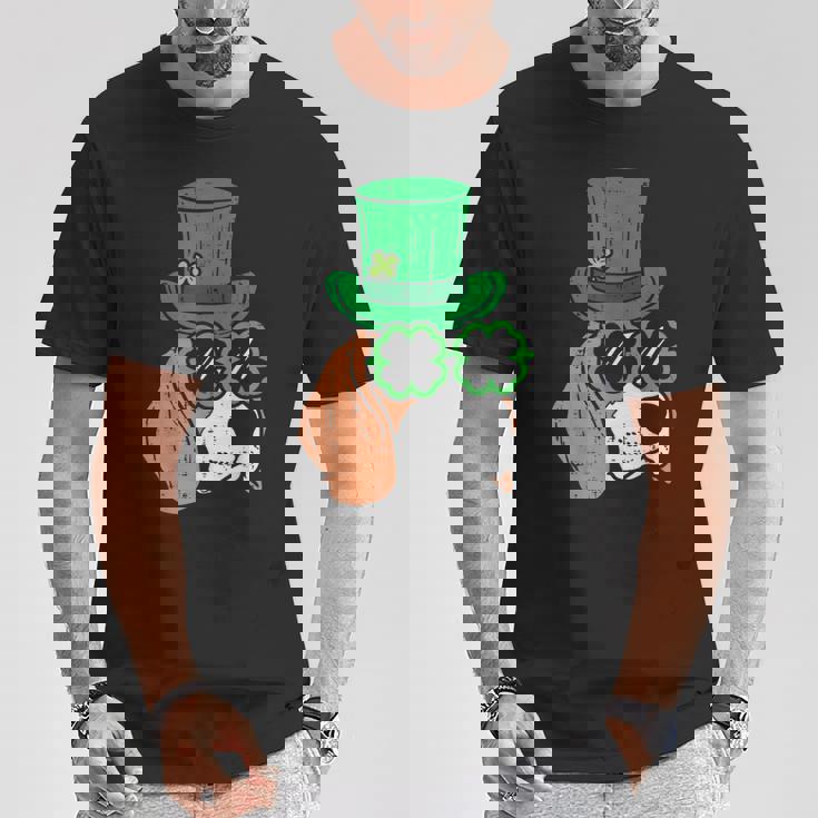 レプラコーン ビーグル シャムロックグラス セントパトリックスデー 犬の贈り物 Tシャツ 面白い贈り物