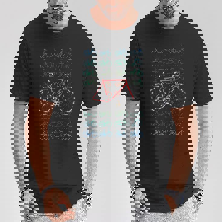 レース 道路 自転車 自転車 サイクリスト サイクリング バイキング 乗る ツアー 長袖tシャツ Tシャツ 面白い贈り物