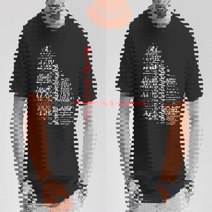 ロシア キリル文字 マトリョーシカ アヴァンギャルド ソ連 Tシャツ 面白い贈り物