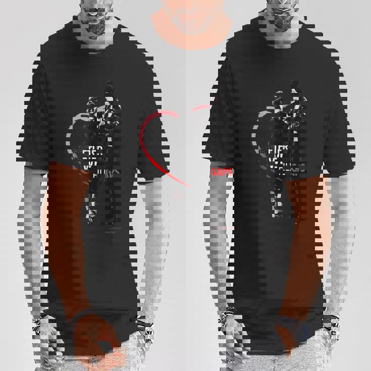 ロッキーみんなでギャップを埋める Tシャツ 面白い贈り物