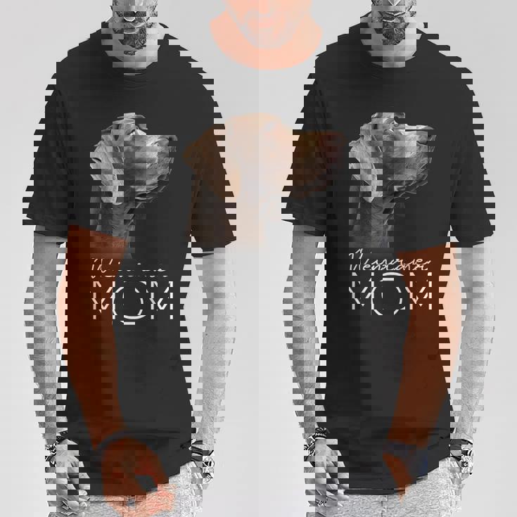 ワイマラナー 犬 ママ Tシャツ 面白い贈り物