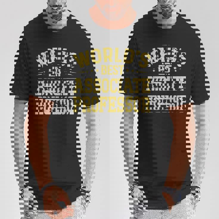 ワールドベスト准教授職位准教授 Tシャツ 面白い贈り物