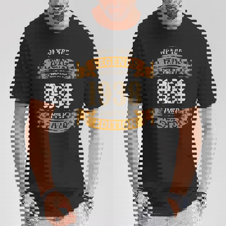 ヴィンテージ 1938 ギフト 男性 女性 長寿祝い 1938年生まれ 米寿祝い ユニークな誕生日プレゼント Tシャツ 面白い贈り物