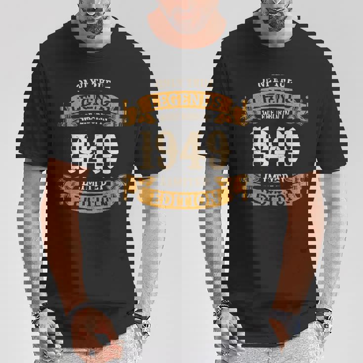 ヴィンテージ 1949 ギフト 男性 女性 長寿祝い 1949年生まれ 喜寿祝い ユニークな誕生日プレゼント Tシャツ 面白い贈り物