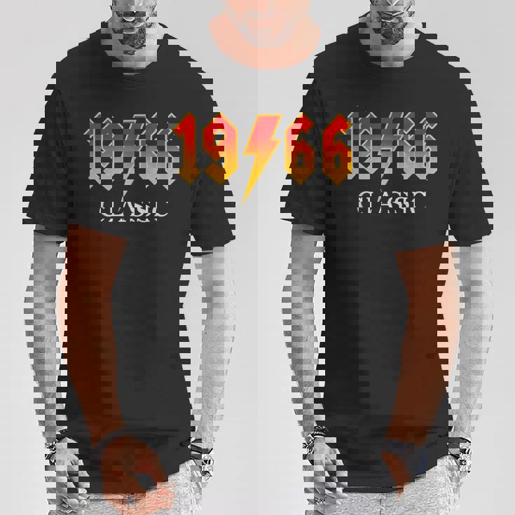 ヴィンテージ 1966 クラシック 60歳 60歳 誕生日 ロックレジェンド Tシャツ 面白い贈り物