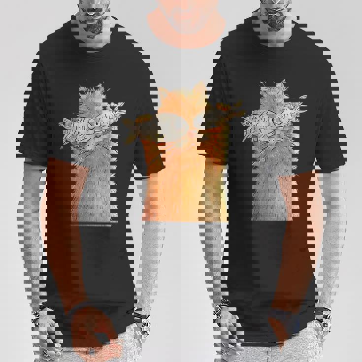 ヴィンテージ かわいい 面白い 猫 2匹の魚が目についた 恋人 気まぐれな Tシャツ 面白い贈り物