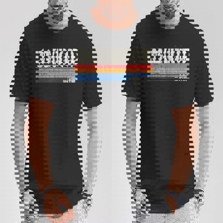 ヴィンテージ レトロ 70年代80年代スタイル ロックウッドの故郷 Mt。 Tシャツ 面白い贈り物