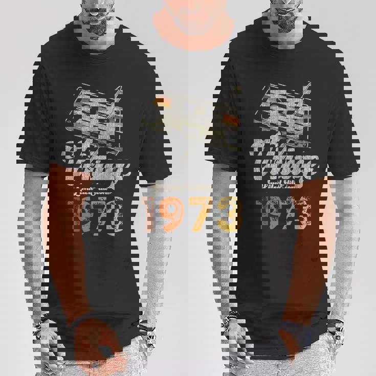 ヴィンテージ1973 カセット・ペンシル 53歳の誕生日 Tシャツ 面白い贈り物