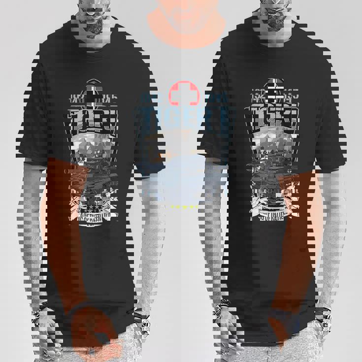 ヴィンテージ第二次世界大戦ドイツ戦車ティーガーi（1） Tシャツ 面白い贈り物