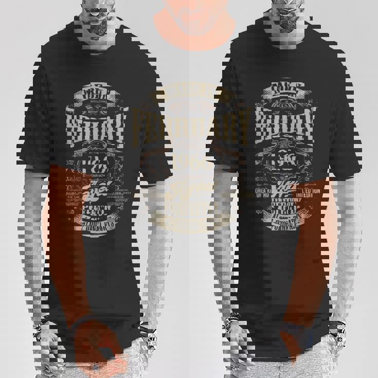 ヴィンテージ還暦伝説 1966年2月 60歳の贈り物 Tシャツ 面白い贈り物