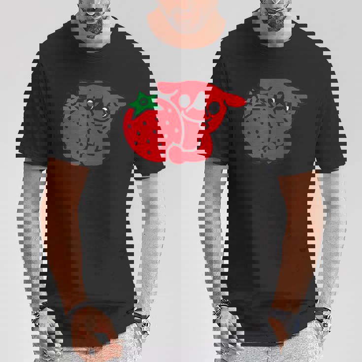 千葉県ご当地キャラいちごバージョン Tシャツ 面白い贈り物