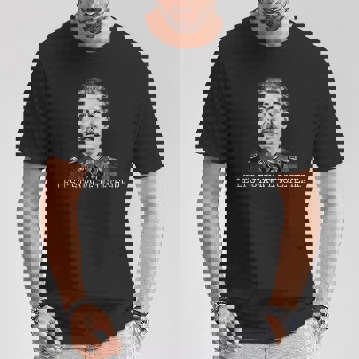 反社会主義と共産主義者 スターリン Tシャツ 面白い贈り物