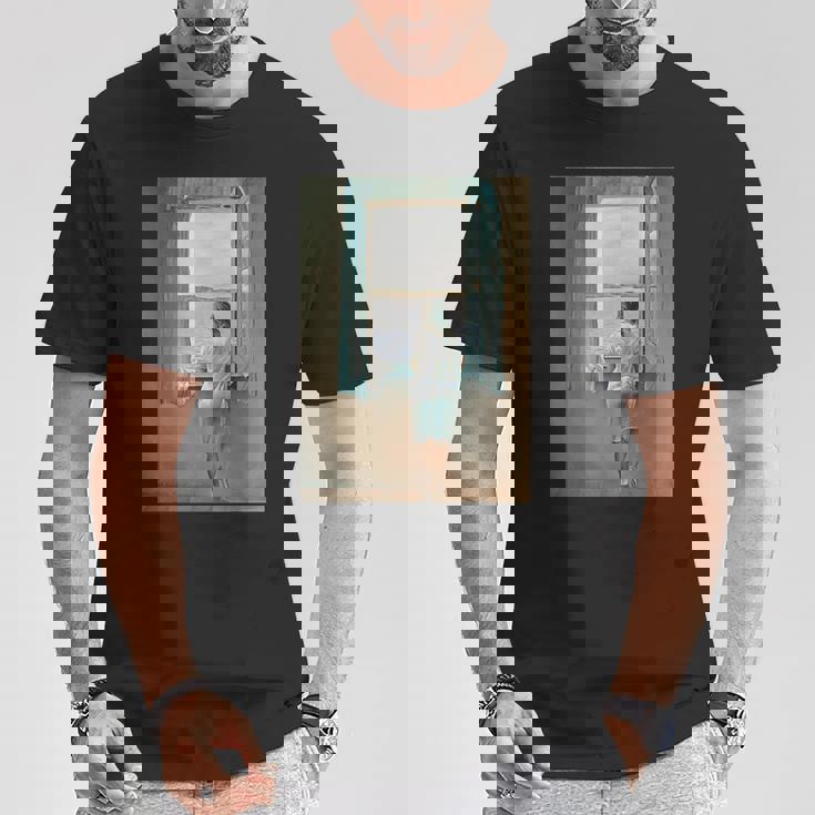 名画イラスト Tシャツ 面白い贈り物