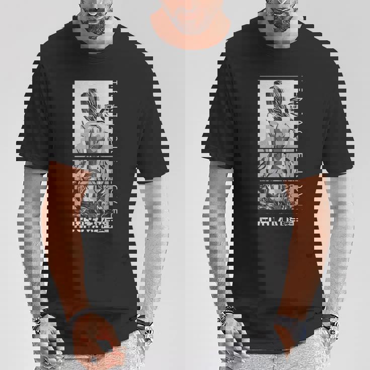 変態 触手 ラブ アニメ 女の子 和袖 Waifu Tシャツ 面白い贈り物