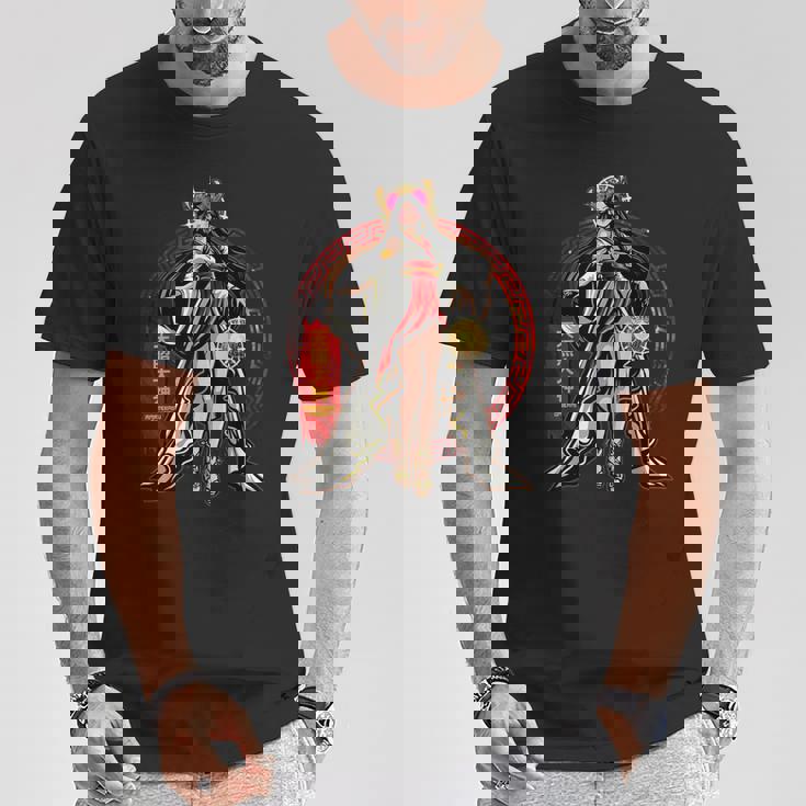 天照大神 太陽 女神 古代日本神話 神 Tシャツ 面白い贈り物