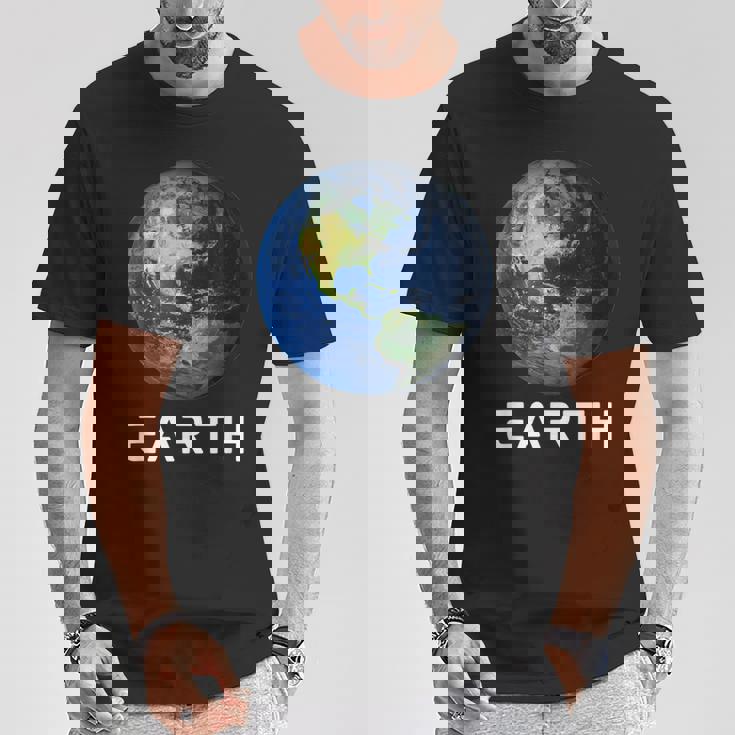 太陽系 第3惑星 地球 宇宙 Tシャツ 面白い贈り物