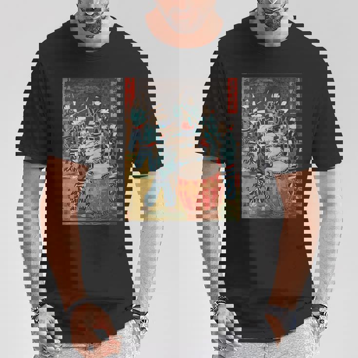 太鼓 太鼓 日本文化 日本 太鼓 音楽 楽器 Tシャツ 面白い贈り物