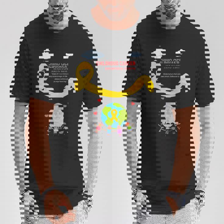 小児がん啓発月間 Tシャツ 面白い贈り物