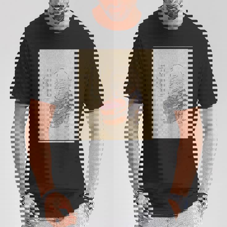 小豆洗い【日本の妖怪シリーズ】 Tシャツ 面白い贈り物