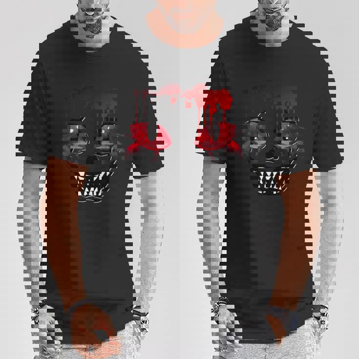 怖いデザイン Tシャツ 面白い贈り物