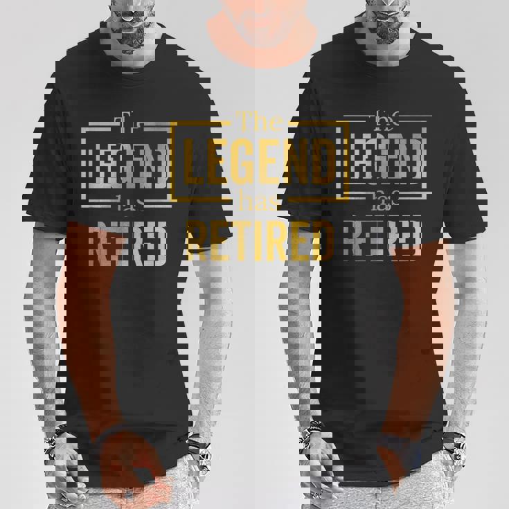 昔は同僚の定年退職祝いに、レジェンドと一緒に働いてた Tシャツ 面白い贈り物