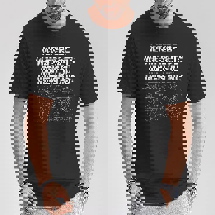 次元移動未来量子力学マルチバース Tシャツ 面白い贈り物