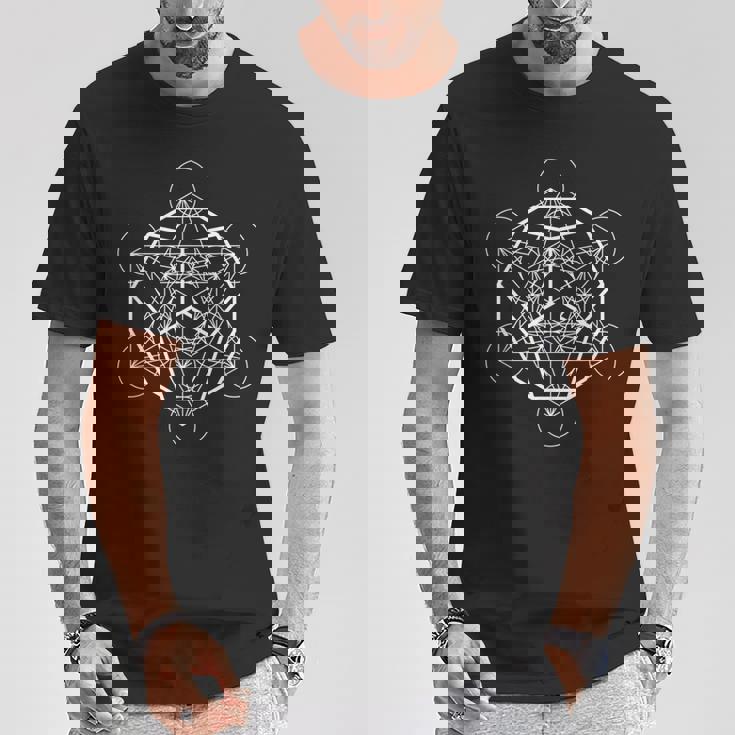 正十二面体 プラトニックソリッド 神聖幾何学 Tシャツ 面白い贈り物