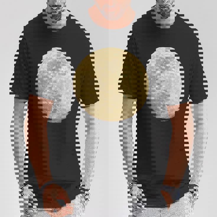満月 夜空 月 Tシャツ 面白い贈り物