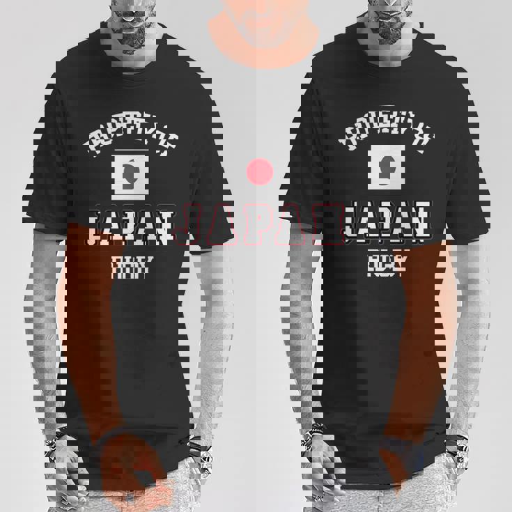 物件日本ラグビー日本代表旗選手ファンサポーター 長袖tシャツ Tシャツ 面白い贈り物