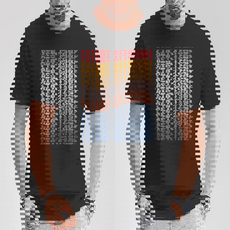 特許弁理士 Groovy レトロ 長袖tシャツ Tシャツ 面白い贈り物