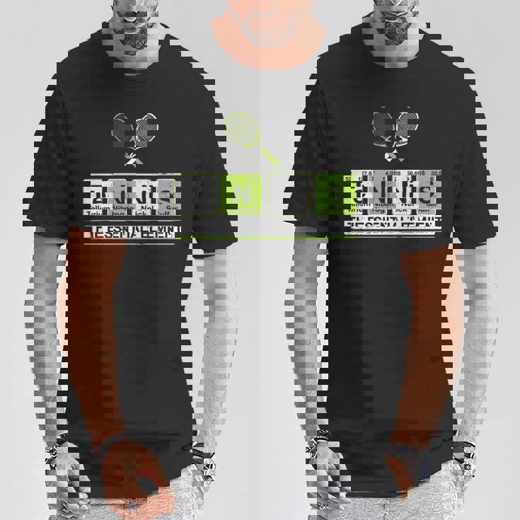 理科 先生 化学 教授 テニス 選手 スポーツ 長袖tシャツ Tシャツ 面白い贈り物