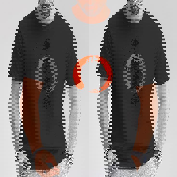 甲斐犬命 筆文字 和風 Tシャツ 面白い贈り物