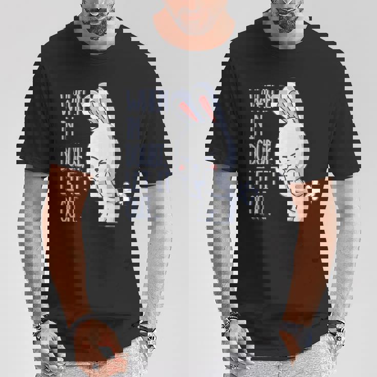 疑わしいとき おなら 出す おもしろい おなら かわいい ウサギ おなら Tシャツ 面白い贈り物