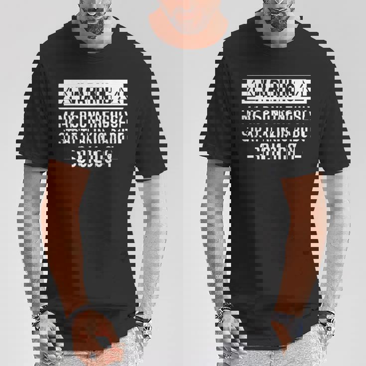 社会学を愛する人への面白いギフト。 Tシャツ 面白い贈り物