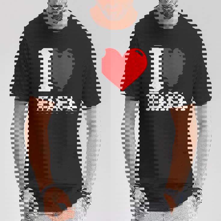 私はハナという名前が大好きです Tシャツ 面白い贈り物