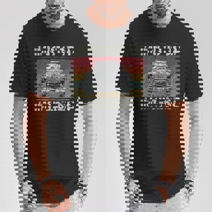 私は年をとっていない私はクラシックで面白い車好きの男性お父さんパパおじいちゃん Tシャツ 面白い贈り物