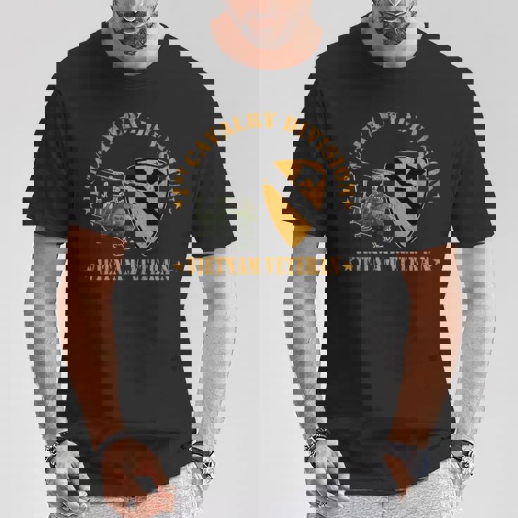 第1空騎兵師団 ベトナム 退役軍人 Uh1 ガンシップパパ 長袖tシャツ Tシャツ 面白い贈り物