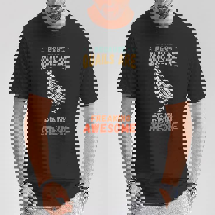 素晴らしいウズラ 鳥 ウズラ 飼育 ボホワイトウズラ好き Tシャツ 面白い贈り物