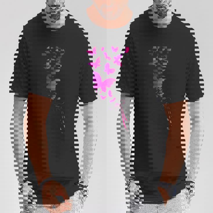 蝶の美しさをお楽しみください。グラフィッククールなデザイン。 Tシャツ 面白い贈り物