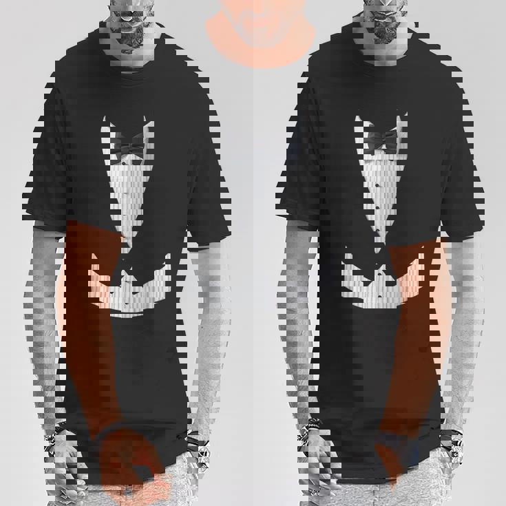 車掌 衣装 スーツ 燕尾服 タキシード ベストmoking Tシャツ 面白い贈り物