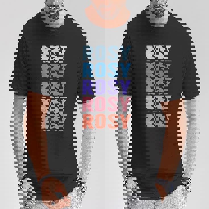 面白いギフト名 Rosy パーソナライズ 名前 Tシャツ 面白い贈り物