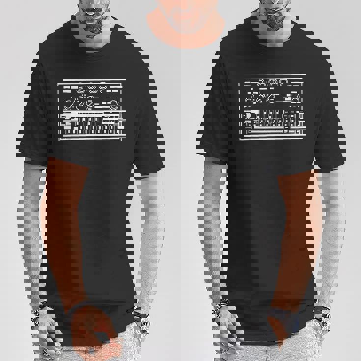 面白いシンセローランドベースラインシンセウェーブ Tシャツ 面白い贈り物