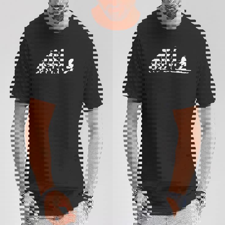 面白いスキー スキーヤーの開発 Tシャツ 面白い贈り物