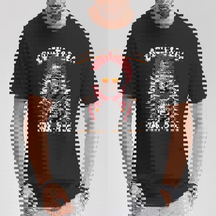 面白いローマのセンチュリオン モーターサイクリスト Legio 1 Italica Tシャツ 面白い贈り物