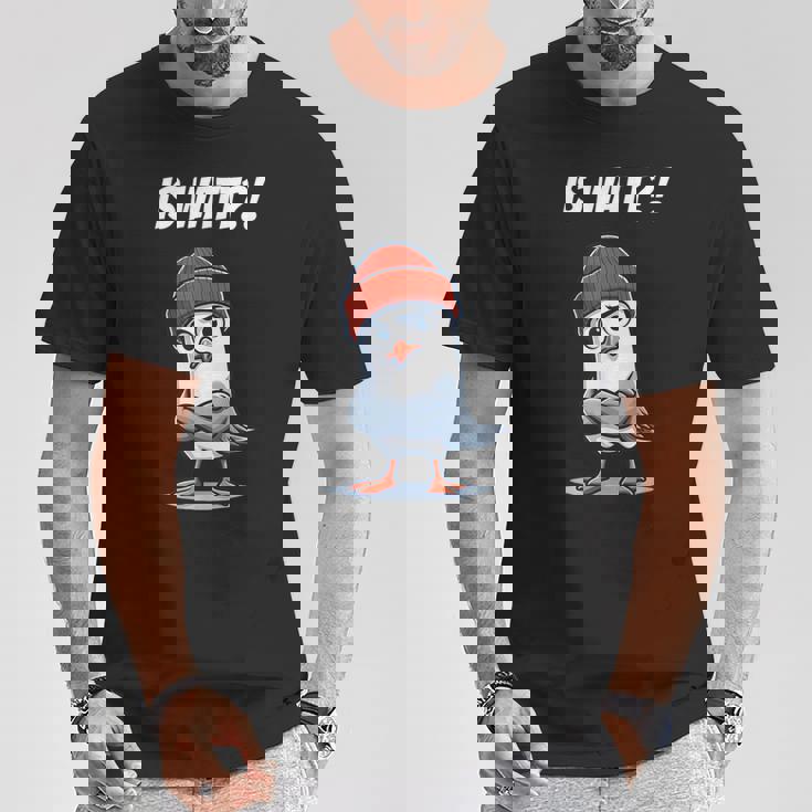 面白い北海のカモメはワット低ドイツ語オストフリースラントと言っています。 Tシャツ 面白い贈り物