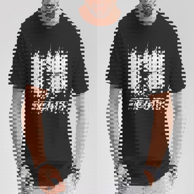 面白い消防士消防チーム消防団 Tシャツ 面白い贈り物