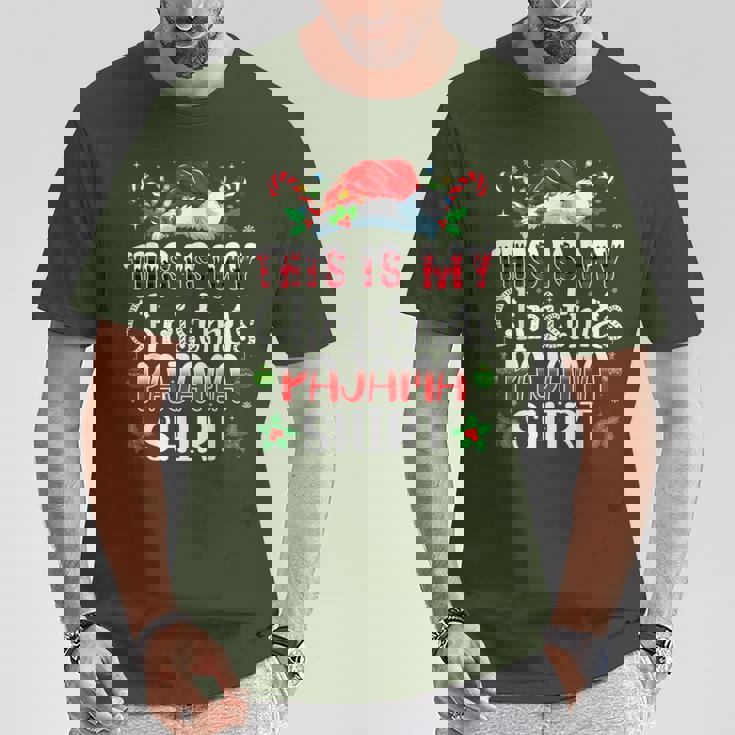 Christmas For This Is My Christmas Pajama T-Shirt Unique Gifts