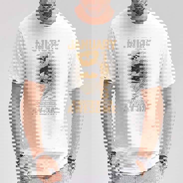 60歳 1966年1月 テディベア 60歳 誕生日 男性 女性 Tシャツ 面白い贈り物